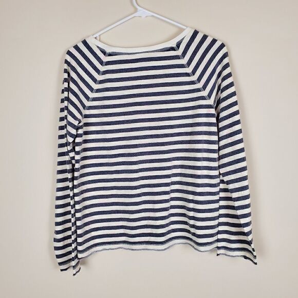 Modcloth Speckled Striped Sailboat Knit Long Sleeve Shirt - Picture 6 of 8
